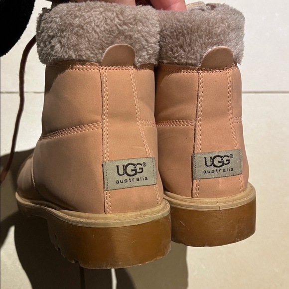 UGG Women's Pink Lace-Up Winter Boots - Picture 3 of 13
